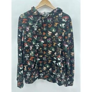 L.A. Soul Womens Hoodie M Whimsical Mushroom Boho Hippie Fairycore Soft SS34